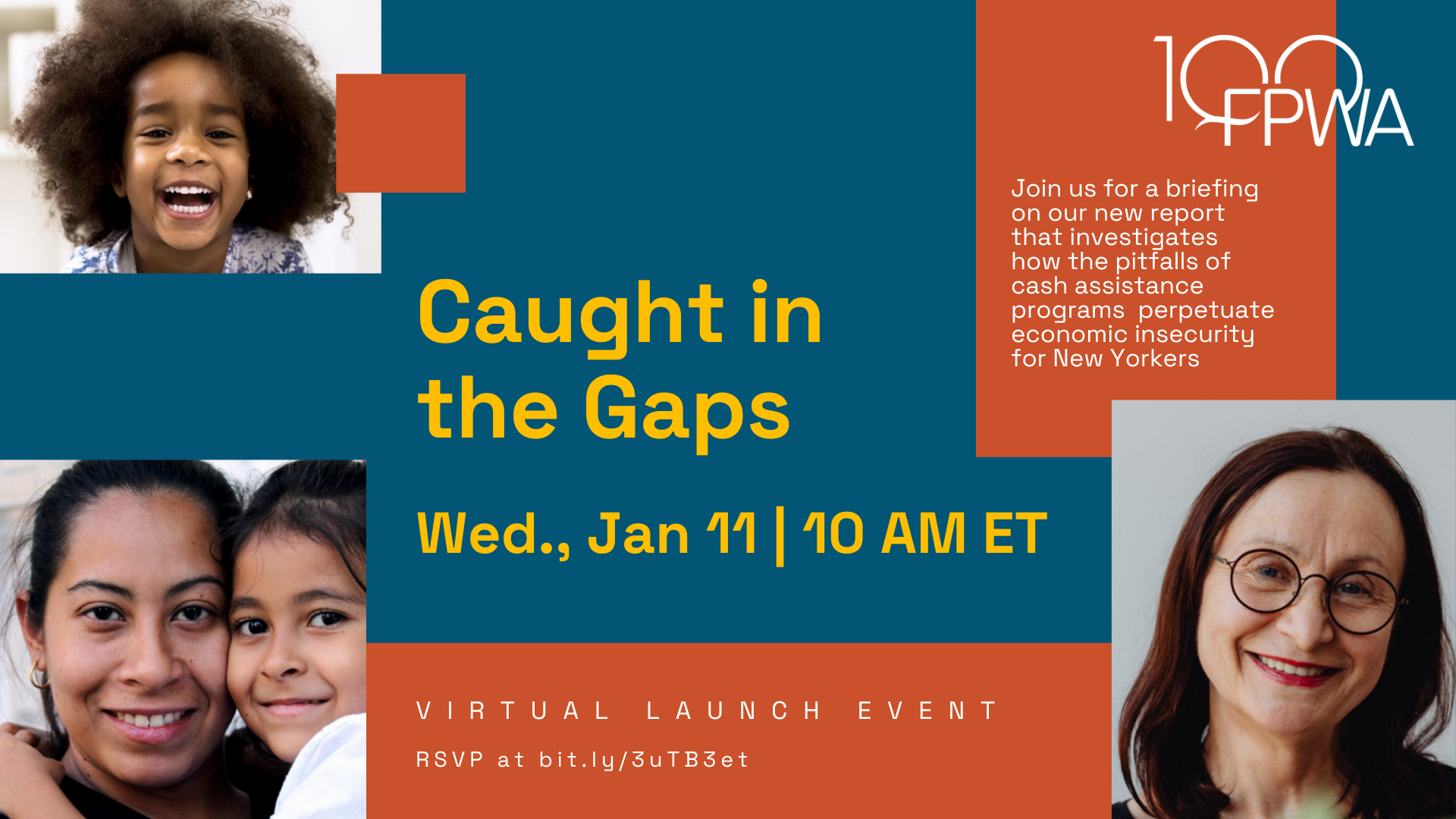 caught in the gaps promo: virtual launch event, january 11 at 10am ET