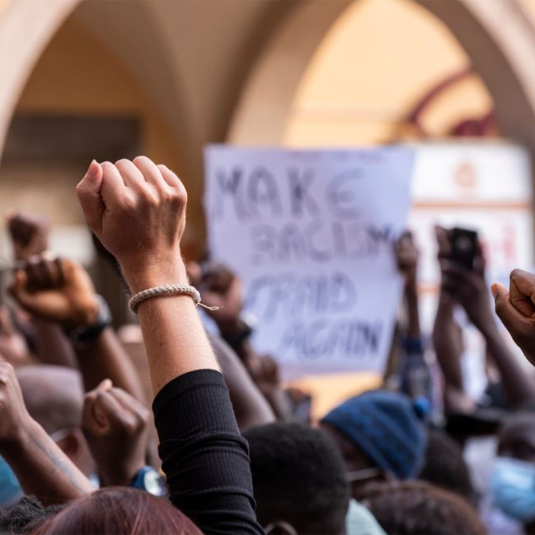 protest in nyc about systematic racism